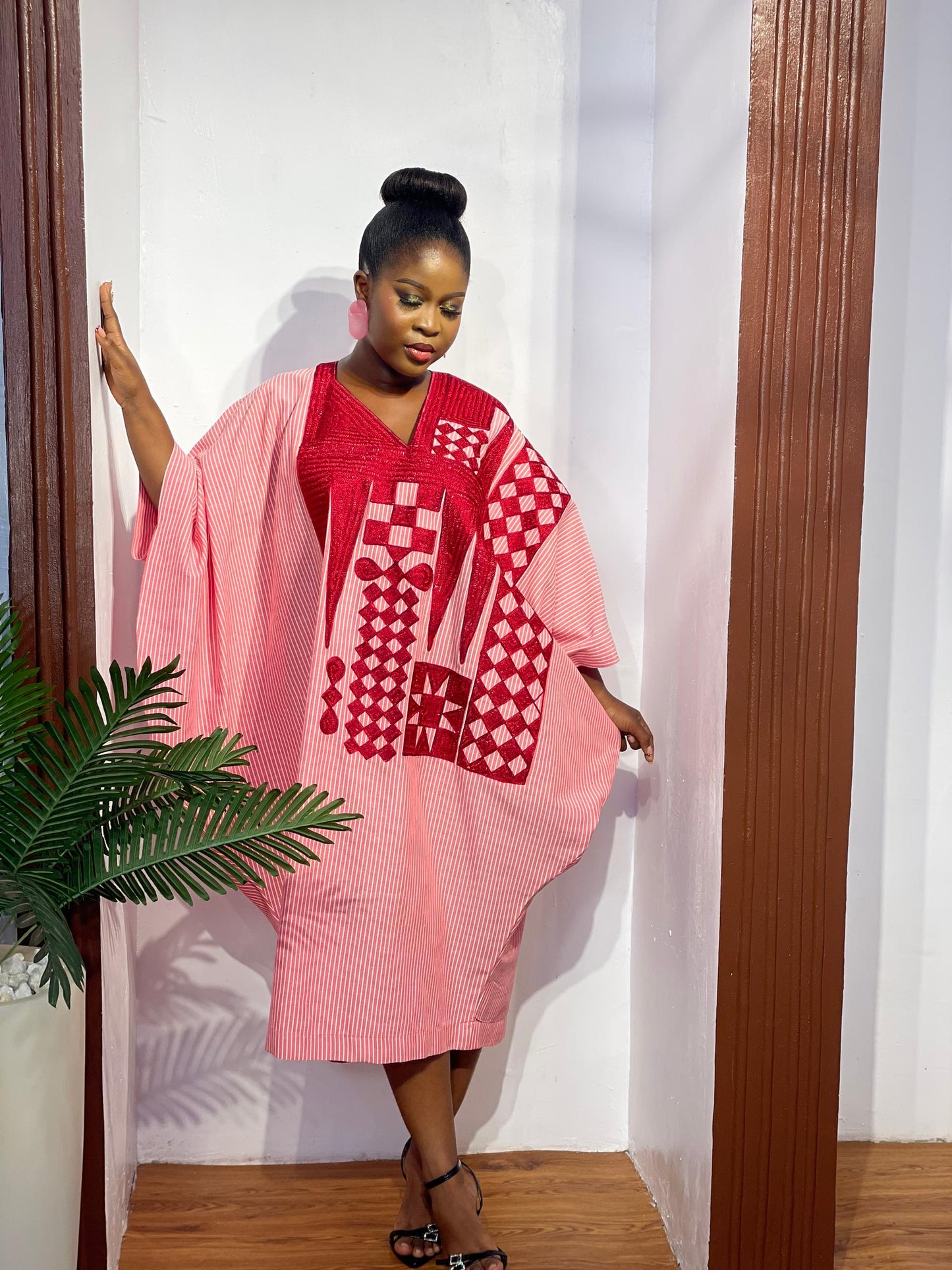 Embroidery kaftan