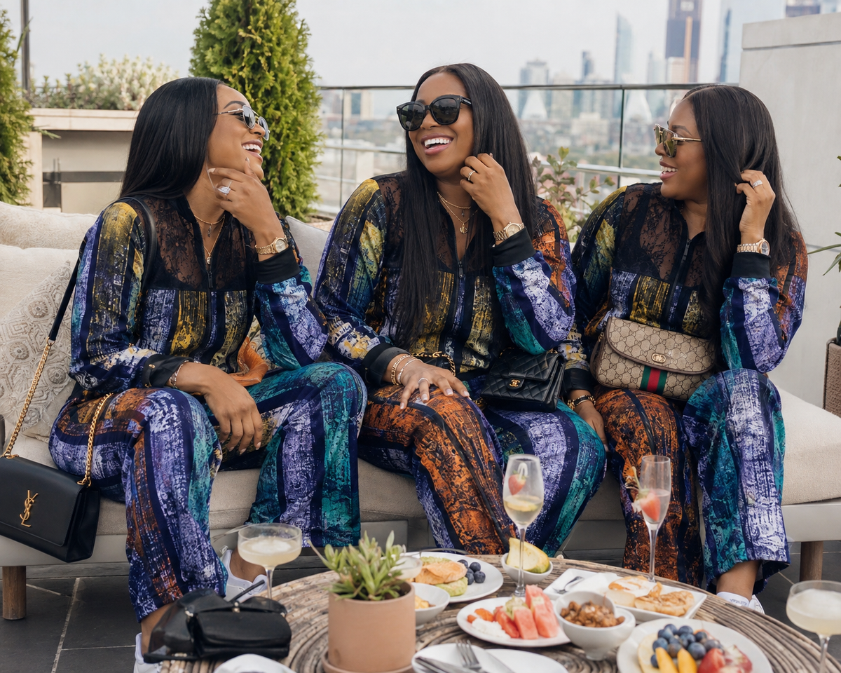 Adire bomber set
