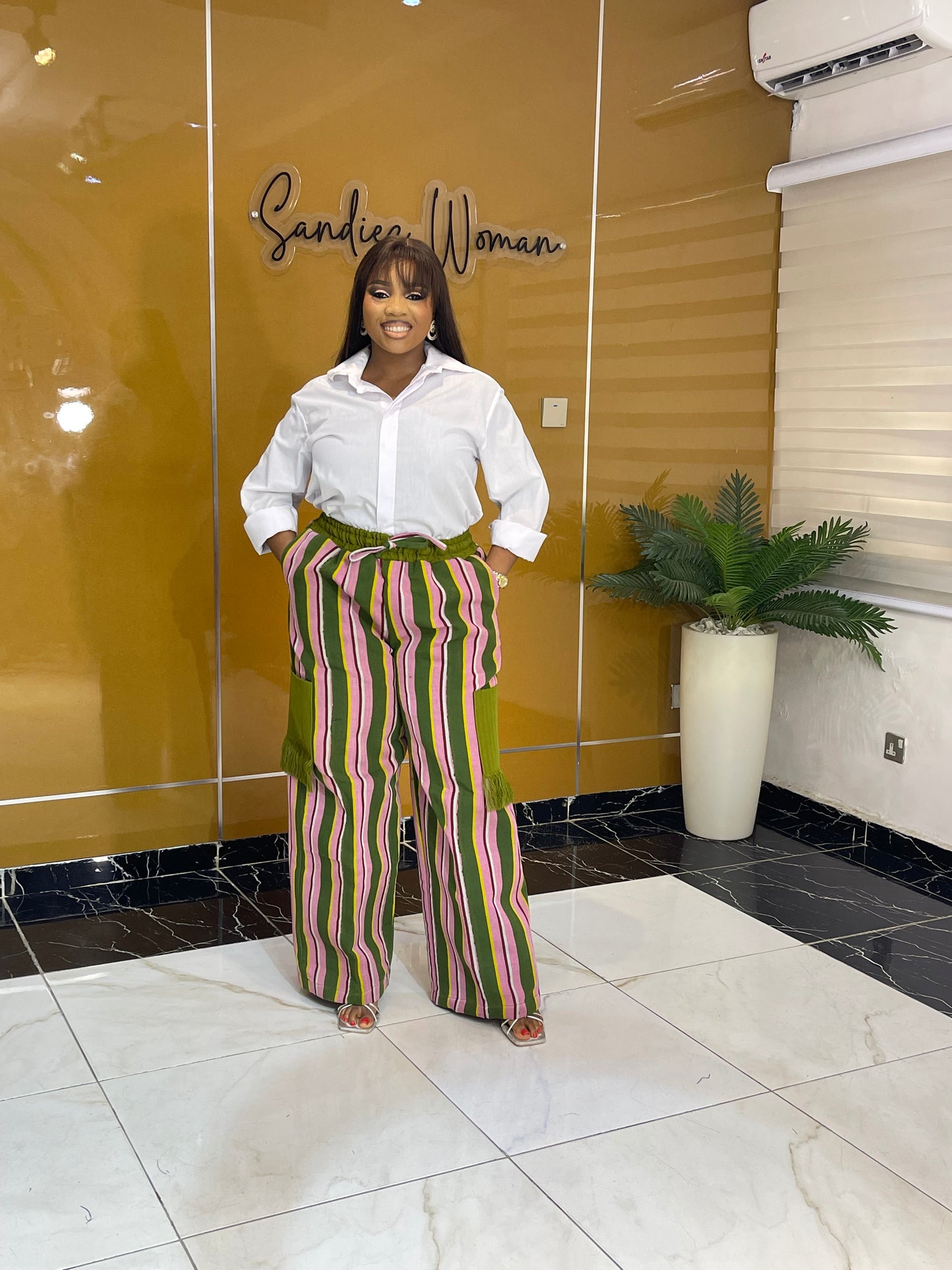 Cargo Aso Oke pants