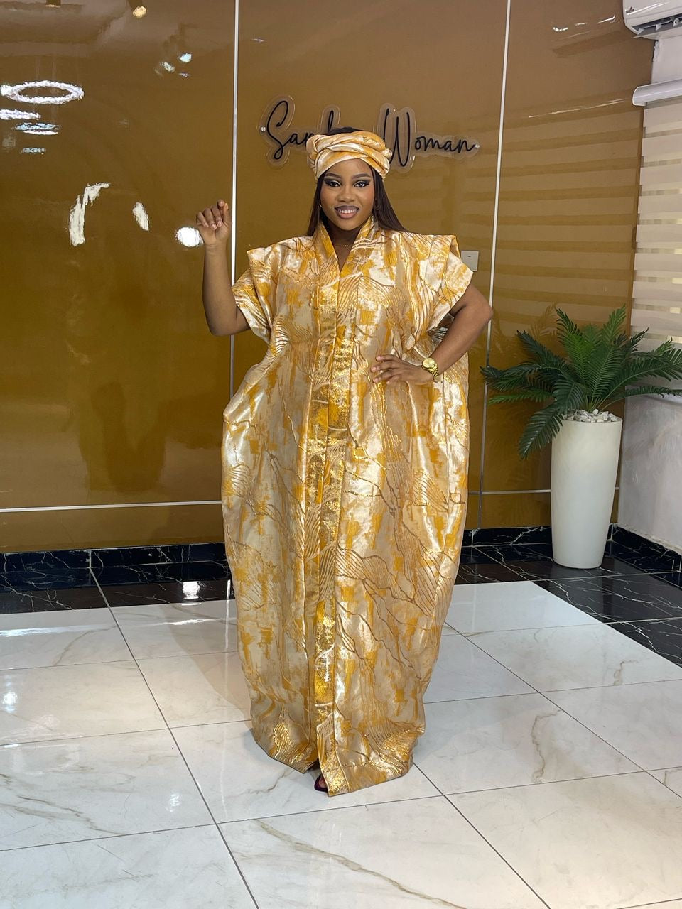 Brocade Boubou dress