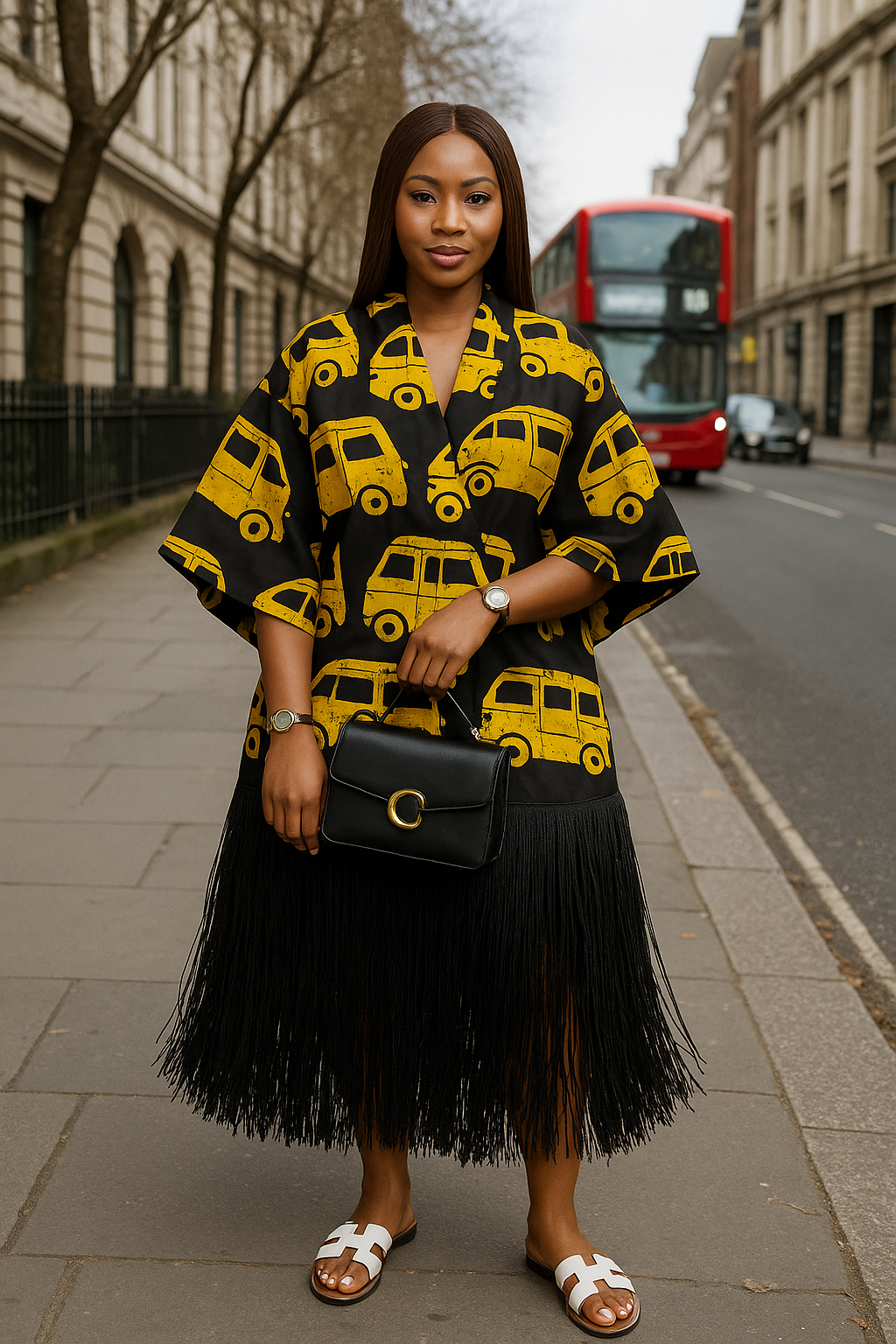 Danfo Fringe dress