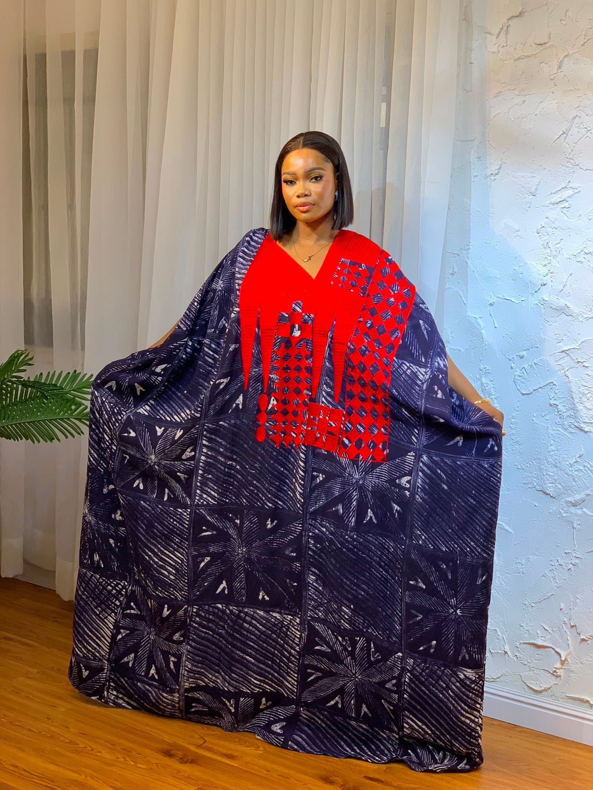 Arewa Adire kaftan
