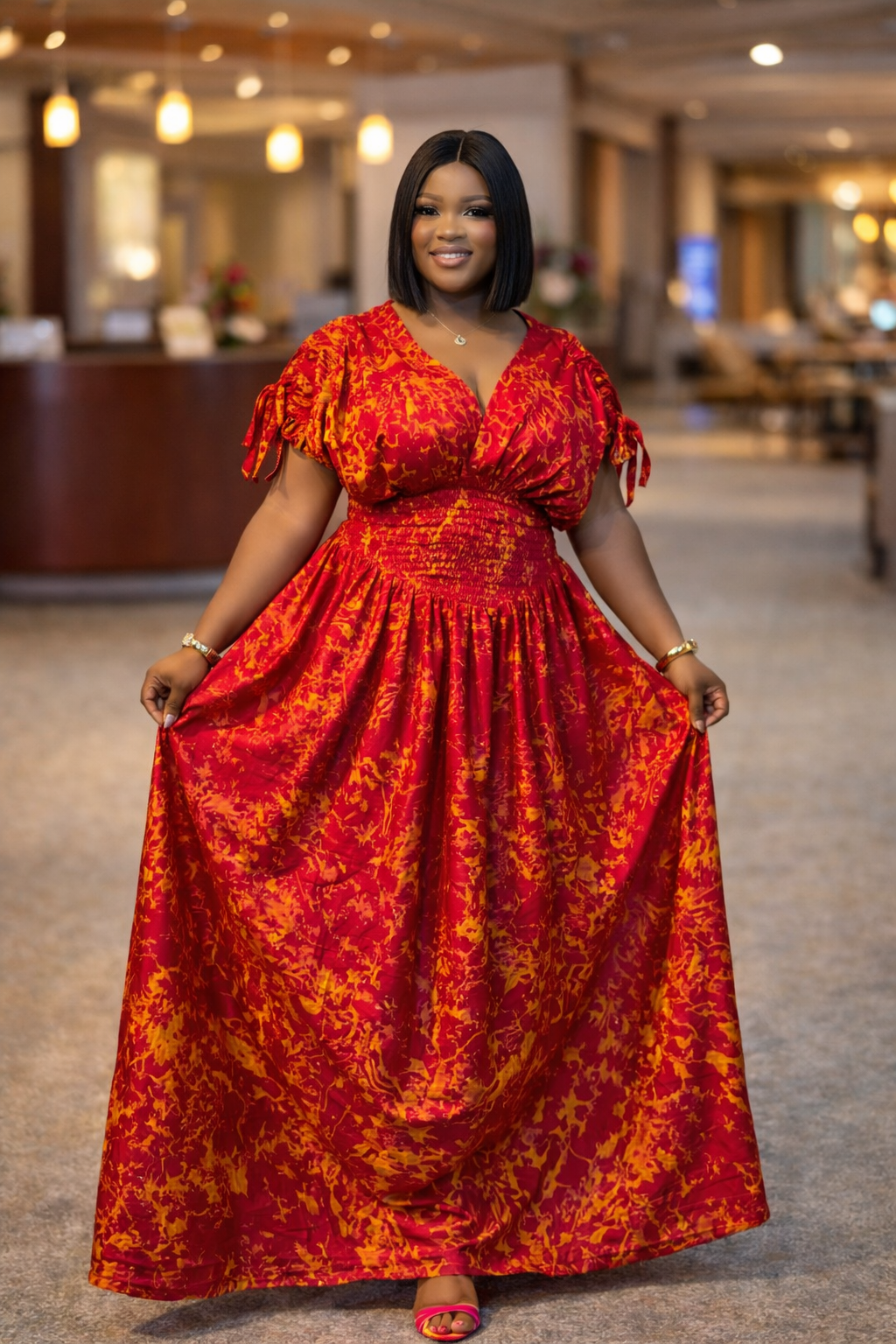 Tribal dress Adire
