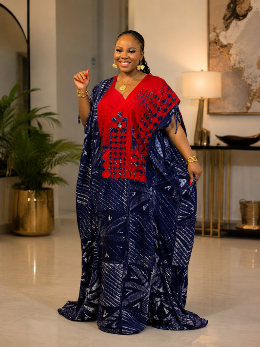 Arewa Adire kaftan
