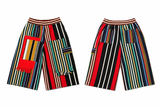 Aso Oke jorts