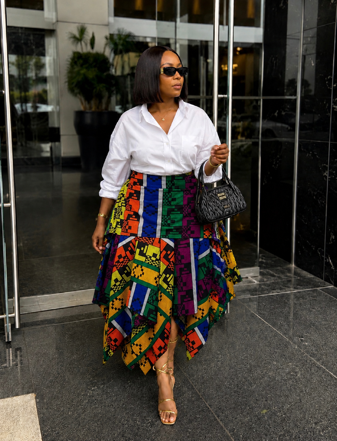 Akwete inspired skirt