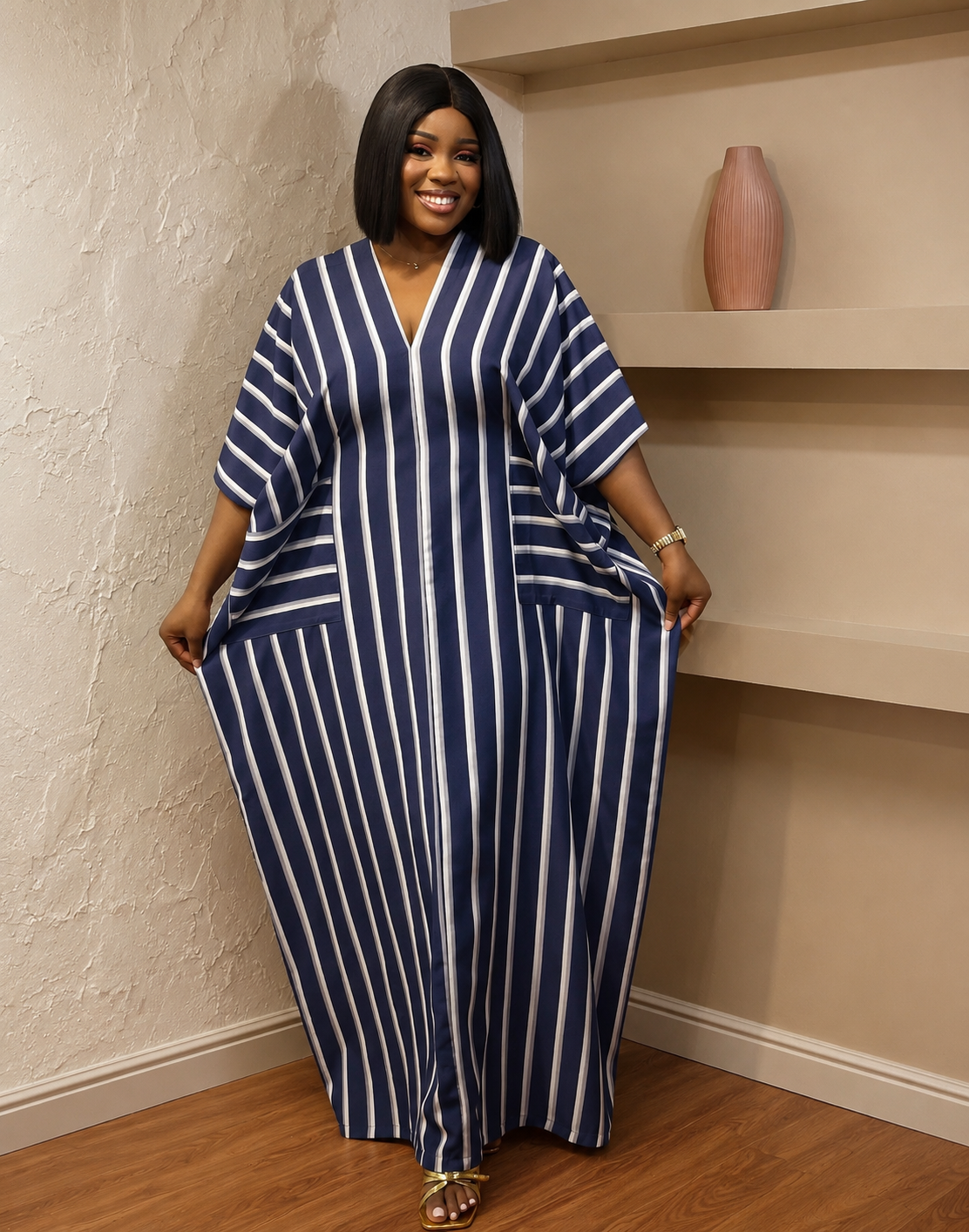 Stripped boubou